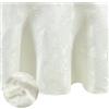 Elrene Home Fashions - Elegante tovaglia in tessuto jacquard damascato resistente alle pieghe, 177,8 x 177,8 cm, rotonda, avorio