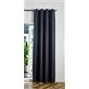 Gardinenbox München Dark 202410 - Tenda oscurante con occhielli, 245 x 145 cm, colore: grigio scuro