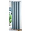 Gardinenbox Tenda oscurante con occhielli, 225 x 145 cm, colore blu, 100% oscurante, motivo a spina di pesce