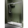 Grandform/Kinedo Box Doccia Flat Porta Scorrevole 160 in 2 Colori - VERSO: DESTRA - Colore Profilo : Nero Anotizzato