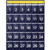 Marvellous Organizer da Parete con 30 Tasche Numerate, Borsa portaoggetti da appendere, per Classi, per Riporre Calcolatrici e Cellulari per armadio