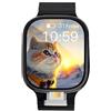 XINDADA CD12 Smart Watch 5G LTE Android 10.0 OS Rotary Camera GPS WiFi 4G/5G Sim Card 128GB Rom Touch Encoder Smartwatch (4GB 128GB,Black)