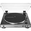 Audio-Technica Audio Technica AT-LP60XUSB-GM Fully Automatic Belt-Drive Stereo Turntable (Analog & USB) 33/45 RPM Speeds with Phono Preamp Includes Dust Cover and Dual Magnet Phono Cartridge (Gun Metal)