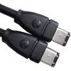 Aukson M21 1,5 m FireWire IEEE 1394 cavo adattatore 6 poli a 6 poli Mini DV
