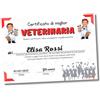Auguriando Biglietto Auguri Laurea idea Regalo Laureata simpatico Gadget Laureato per la festa della dottoressa dottore biglietti auguri umoristici grandi formato in italiano (Veterinaria)