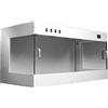 XJDZ PVC Rettili Allevamento Gabbia Box Pet Vivarium Camaleonte Terrario Panoramico Ventilato Box Incubatrice Habitat Per Lucertola Serpente Tartaruga, Bianco (Size : 80x40x40cm)