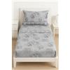 GX GARGIX Set Completo Letto di lenzuola in Calda e Soffice flanella, misto cotone, lavabili in lavatrice, diverse misure e colori (CSS-7, Singolo)
