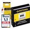 PATONA Batteria ricambio per Casio NP-20 batterie compatibile con Casio Exilim EX-S1 EX-S3 EX-S20 EX-S100 EX-S500 EX-S600 EX-S880 EX-Z4 EX-Z8 EX-Z70 EX-Z77