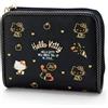 Hemasa Borsa da donna ragazza Hello Kitty Cinnamoroll Kuromi Cartoon PU Leather Zipper Multi-carport grande capacità borsa alla moda, 1, 11
