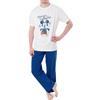 Disney Pigiama di Natale Pigiama Uomo Mickey Mouse | Pigiamone Coordinati per la Famiglia | Bianco L