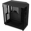 NZXT H6 Flow, CC-H61FB-01, Case Mid-Tower Compatto a Doppia Camera con Flusso d'Aria, Pannelli in Vetro Panoramico, Flusso d'Aria ad Alte Prestazioni, Include 3 Ventole da 120 mm, Nero