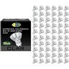 CLAR - Lampadina GU10 50W, Lampadina Alogena, Lampade Alogene, Lampada Alogena, Faretti Alogeni, Faretto 12v, Faretto Alogeno, FarettO GU10 Alogeno (Pack 10)