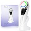 ANLAN Massaggiatore Viso Antirughe di seconda generazione, 5 in1 Pulizia Viso,Pulire I pori profondi, rimuovere l' acne, Punti neri, Rughe Anti-età Rassodamento e Lifting viso