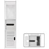JAOSY Mobiletto da Bagno Sottolavabo, sottile, Mobile Armadietto Scaffale A Colonna da Bagno in PVC, 80 * 18 * 20 cm per bagni