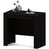 Bricozone Clarissa Plus Consolle Allungabile Estensibile Fino A 3 Metri, Tavolo 14 Posti Salvaspazio, Design Moderno Ed Elegante, per Casa E Ufficio Soggiorno Ingresso, 78 x 51 x 90 cm, Colore Wengè