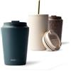 MAMEIDO Tazza da caffè termica 350 ml, Mug termico, Tazze termiche acciaio inox senza BPA, anti-perdita (Ocean Bloom)