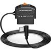 Gebildet Kit di cablaggio OBD per Dash Cam USB di tipo C con Cavo di Alimentazione OBD per Dashcam da 12-24V a 5V/3A con Protezione da Bassa Tensione,Sorveglianza Parcheggio 24ore su 24/modalità Acc
