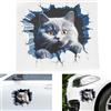Syiyunran Divertenti Adesivi per Auto dei Cartoni Animati - 1 Pezzi Adesivi per Auto dei Gatti Adesivi in Vinile per Il Bagno Soggiorno per Auto e Moto Linea Singola Come Si Desidera Grande Stile
