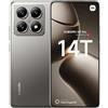 Xiaomi 14T Pro (Smartphone) Display da 6.67'' 144Hz Next-Generation AI, MTK 9300+, Leica Summilux, AISP, Supporta HyperCharge 120W e 50W wireless, 3.4GHz, 12GB+512GB, Titanium