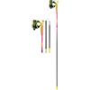 Leki Bastoncini da Trail Running Ultratrail FX.One Superlite, Neonpink-Neonyellow-Natural, 125CM