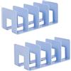 MEISO 2 Pezzi Organizer Armadio, Divisori per Borse Armadio Organizer, Porta Borse da Armadio A 4 Slot per Camera da Letto, Guardaroba, Libreria, Cucina, Stoccaggio E Organizzazione (Blu)