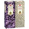 Hem Bastoncini di incenso alla lavanda e gelsomino, confezione da 2 scatole (240 bastoncini in totale), aroma floreale calmante per rilassamento, meditazione e fragranza per la casa