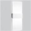 KingYH Applique Led da Parete Interno 12W Moderno Lampada da Parete Bianco Freddo 6500K Up Down Interni Illuminazione Acrilico Applique a Muro con Filo de Terra per Camera Soggiorno Corridoio Scale