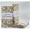 Riad Arredo Telo Arredo Copridivano - Copritutto Multiuso GranFoulard Copriletto in Cotone - Tela Robusta (Beige, 2 PIAZZE - 250X280 CM)