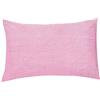 AmigoZone 100% flanella di cotone spazzolato, 2 federe per cuscino, tinta unita, per camera da letto (rosa)