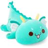 shownicer Peluche Drago Peluche Peluche Drago Kawaii Peluche Cuscino Drago Peluche Cuscino Regalo per Bambini Ragazze 12+ Anni (Blu, 25 cm)