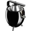 CONCEPT Hausgeräte CE3531 Spremiagrumi Elettrico di Alta qualità con Braccio a Leva, Pratico Tappo antigoccia, 200 W, Nero, Vetro