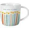 Grafik Werkstatt Grafik-Werkstatt Tazza da caffè con scritta in lingua tedesca Hochsollst du leb, 300 ml