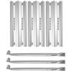 WELL GRILL Sear Plate & Bruciatore - Set di 3 tubi per barbecue a gas Napoleon Legend LEX 485 605 730 Series, Prestige 500, Rogue 365, LD485RB, LD485RSIB, in acciaio inox