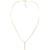 Tommy Hilfiger Jewelry Collana con Pendente, Braccialetto a Catena e Orecchini Pendenti da Donna in Acciaio Inossidabile color Oro Giallo