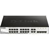 D-Link DGS-1210-20/E Smart Switch Gestito, 20 Porte Gigabit - solo cavo di alimentazione UE
