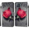 Feyten Cover per OPPO A72 5G/A73 5G/A53 5G, Custodia in Pelle OPPO A72 5G/A73 5G/A53 5G, Flip Custodia Pelle PU con [Magnetica][TPU Antiurto][Supporto Stand] Cover a Libro Portafoglio (Rosa 1)