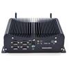 BASOARO Mini PC Industriale Win 11 Pro Fanless PC Core i5 10210U, 16G RAM 512G SSD, Gigabit Ethernet, HD VGA Doppi 4K Display, 6 RS232 COM, GPIO, WiFi Doppia Banda, BT, Custodia in Metallo