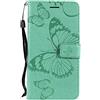 DENDICO Cover per Galaxy J5 2016, Pelle Portafoglio Custodia per Samsung Galaxy J5 2016 Custodia a Libro con Funzione di appoggio e Porta Carte di Credito - Verde