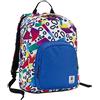 Seven ZAINO INVICTA - OLLIE PACK - Roots Bianco Blue - tasca porta pc padded - scuola e tempo libero americano 25 LT
