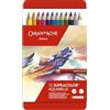 Caran d'Ache Caran Dache - Scatola in metallo con 12 colori assortiti