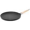 NAMAI Padella Antiaderente 32 cm - Padella Induzione - Manico Removibile Salva Spazio - Testo Romagnolo Originale - Padella Crepes Induzione