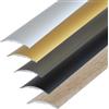 Dalsys Profilo di transizione autoadesivo 100 cm x 60 mm in alluminio, adatto per piastrelle, laminati e parquet in faggio, ecc.