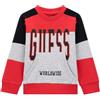 Guess Felpa per Bambini e Ragazzi Rosso 7 Anni (122cm)