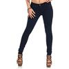 Only Onlrain Reg Skinny Jeans BB Crya011 Noos, Blu (Dark Blue Denim Dark Blue Denim), 36 /L32 (Taglia Produttore: Small) Donna
