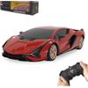 JAMARA 403126 - Lamborghini Sián FKP 37 1:24 Rosso 2,4GHz - velocità 7 Km/h