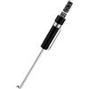 lasuroa Misuratore Pastiglie Freni per Auto, 15,5x1,3cm Misuratore Spessore Dischi Freno con Scala Tester Pastiglie Freni per la Misurazione delle Pastiglie dei Freni Interne ed Esterne(Nero)