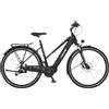 Fischer Bicicletta elettrica Trekking VIATOR 4.2i Bicicletta elettrica uomo donna RH 45 cm, motore centrale 80 Nm, batteria 36 V, nero opaco