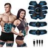 WARDBES Elettrostimolatore per Addominali,Elettrostimolatore Muscolare,EMS Stimolatore,USB Addominale Tonificante Cintura, Cintura Addominale per Muscoli Addominali snelli e tonici,Addome/Braccio/Gamba