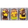 Generico Weibler Confiserie 3 Figure di Pasqua in Cioccolato al Latte: Uovo, Coniglio con Cestino e Coniglio con Cesto - 1 x 30 Grammi