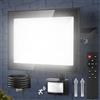 Viugreum 100W Faretto LED per Esterno con Sensore di Movimento 10000LM Bianco Freddo Faro LED Esterno IP65 Impermeabile LED Spotlight con Telecomando e Timer per Giardino Garage